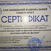 Сертификаты и дипломы МАА